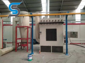 Large cyclone recycling system